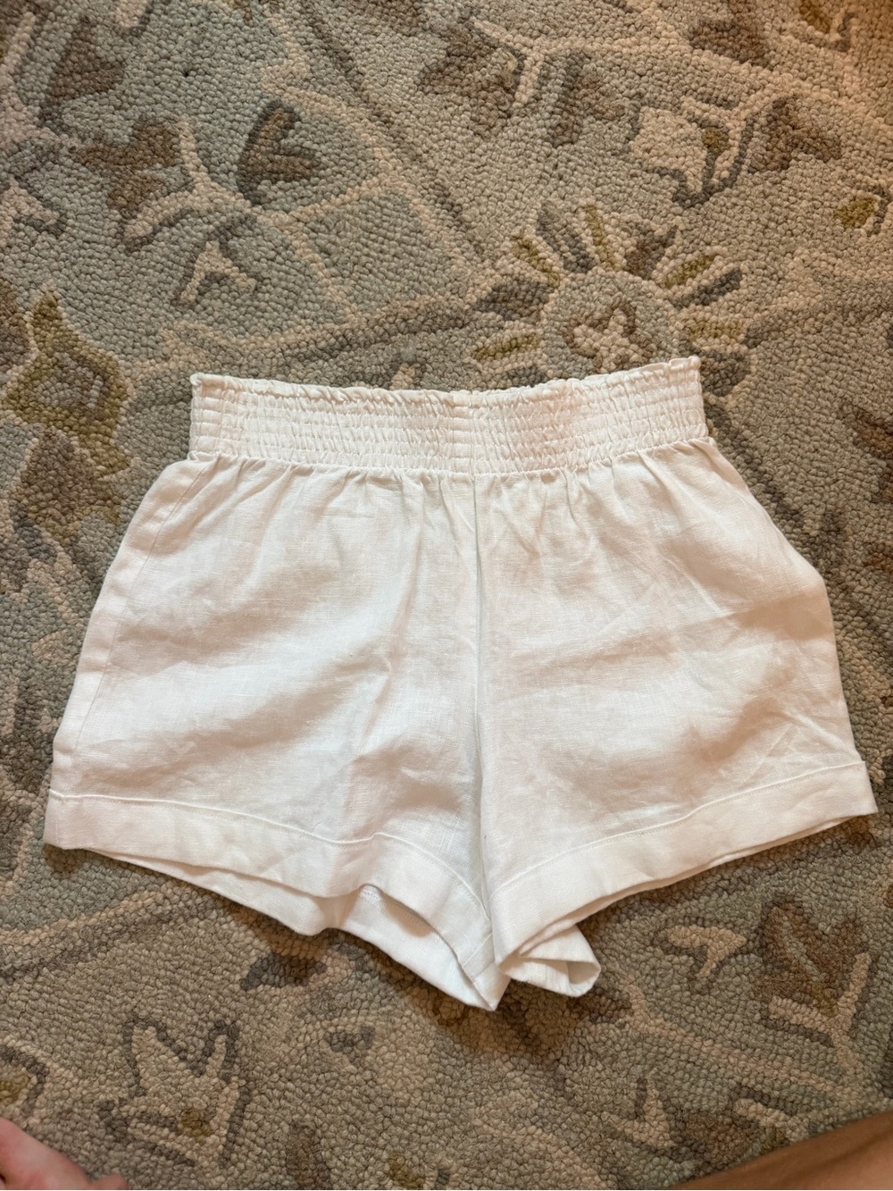 White Reformation linen Women's Shorts